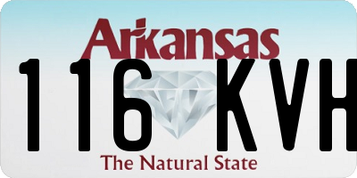 AR license plate 116KVH