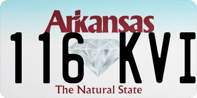 AR license plate 116KVI
