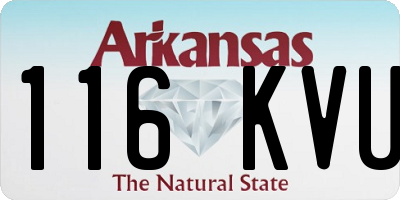 AR license plate 116KVU