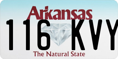 AR license plate 116KVY