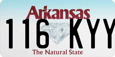 AR license plate 116KYY