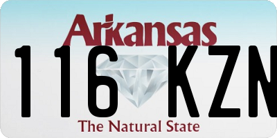 AR license plate 116KZN
