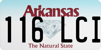 AR license plate 116LCI