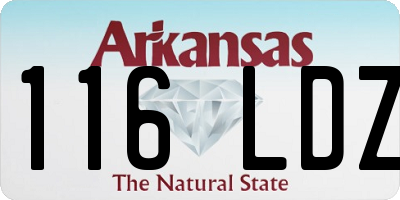 AR license plate 116LDZ