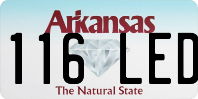 AR license plate 116LED
