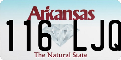 AR license plate 116LJQ