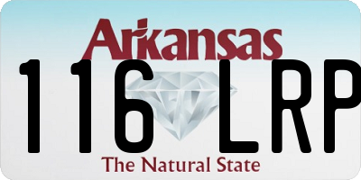 AR license plate 116LRP