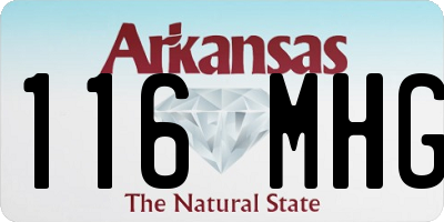 AR license plate 116MHG