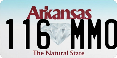 AR license plate 116MMO
