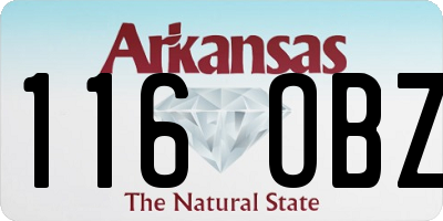 AR license plate 116OBZ