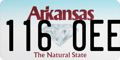 AR license plate 116OEE