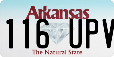 AR license plate 116UPV