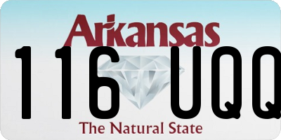 AR license plate 116UQQ