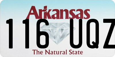 AR license plate 116UQZ