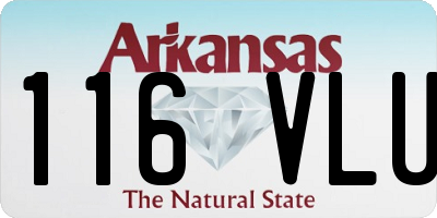 AR license plate 116VLU