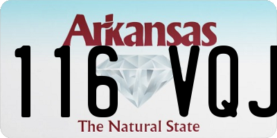 AR license plate 116VQJ