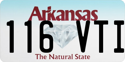 AR license plate 116VTI
