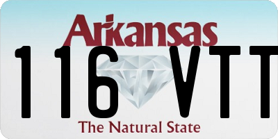 AR license plate 116VTT