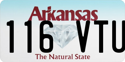 AR license plate 116VTU