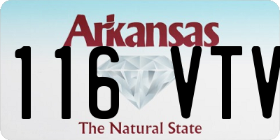 AR license plate 116VTV