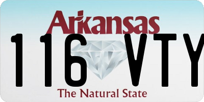 AR license plate 116VTY