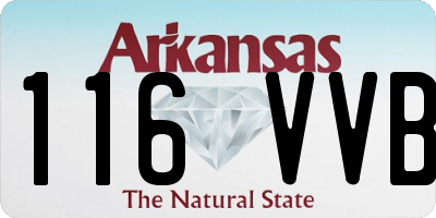 AR license plate 116VVB