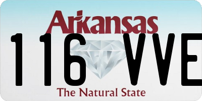 AR license plate 116VVE