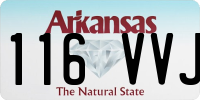 AR license plate 116VVJ