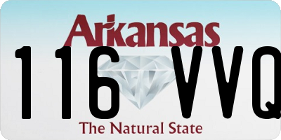 AR license plate 116VVQ