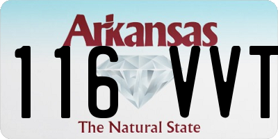 AR license plate 116VVT