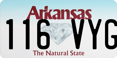 AR license plate 116VYG
