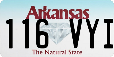 AR license plate 116VYI