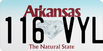 AR license plate 116VYL