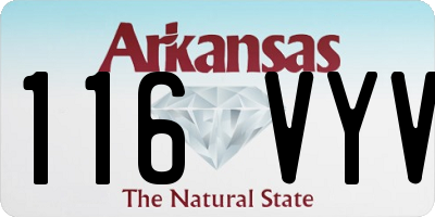 AR license plate 116VYV
