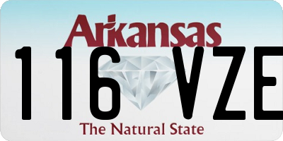 AR license plate 116VZE