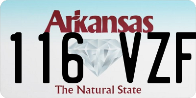 AR license plate 116VZF