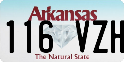 AR license plate 116VZH