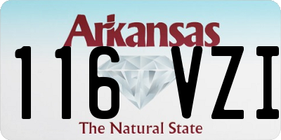AR license plate 116VZI