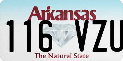 AR license plate 116VZU