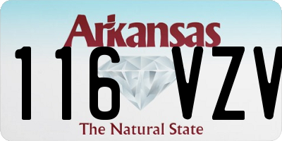 AR license plate 116VZV