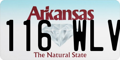 AR license plate 116WLV
