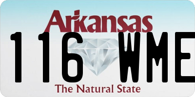 AR license plate 116WME