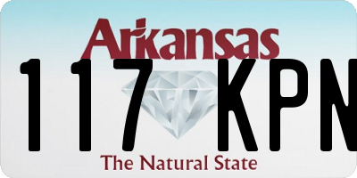 AR license plate 117KPN