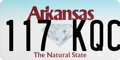 AR license plate 117KQC