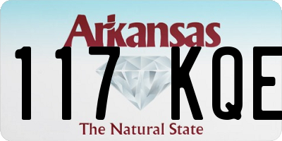 AR license plate 117KQE