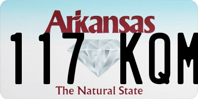 AR license plate 117KQM