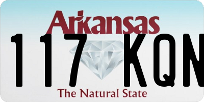 AR license plate 117KQN
