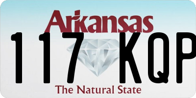 AR license plate 117KQP