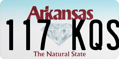 AR license plate 117KQS