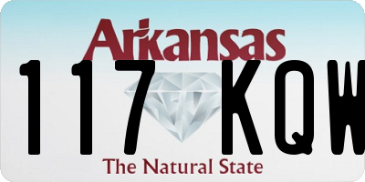 AR license plate 117KQW